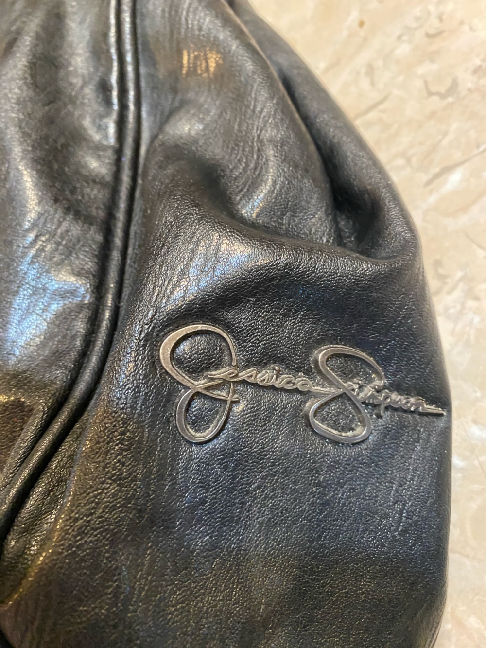 Jessica Simpson Black Bow Satchel Handbag - Picture 6 of 7